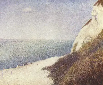 Beach at Bas Butin, Honfleur Georges Seurat